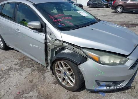 2015 Ford Focus Se из США, поврежденный, VIN 1FADP3K25FL254443